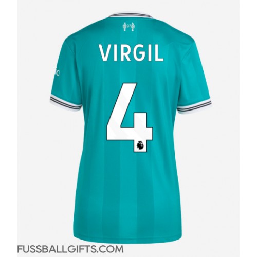 Liverpool Virgil van Dijk #4 Fußballbekleidung 3rd trikot Damen 2025-26 Kurzarm